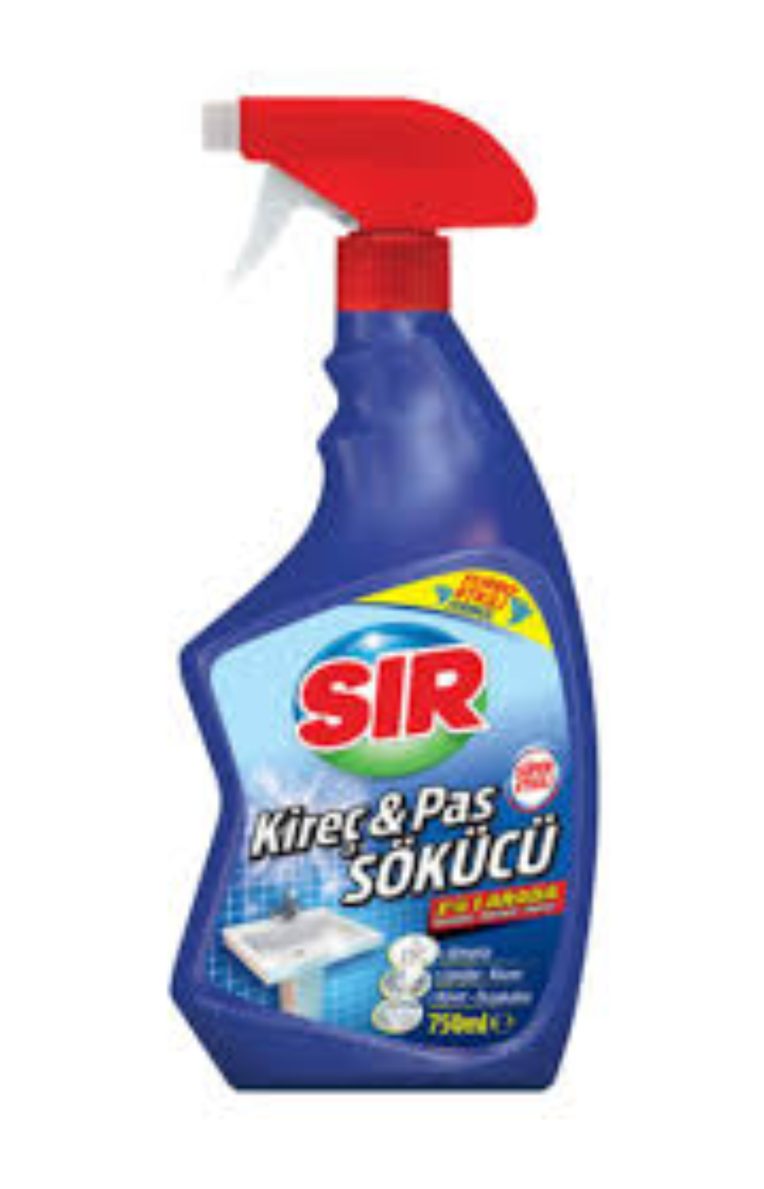 SIR LIQUID LIMESCALE N RUST REMOVER SPRAY 750ML